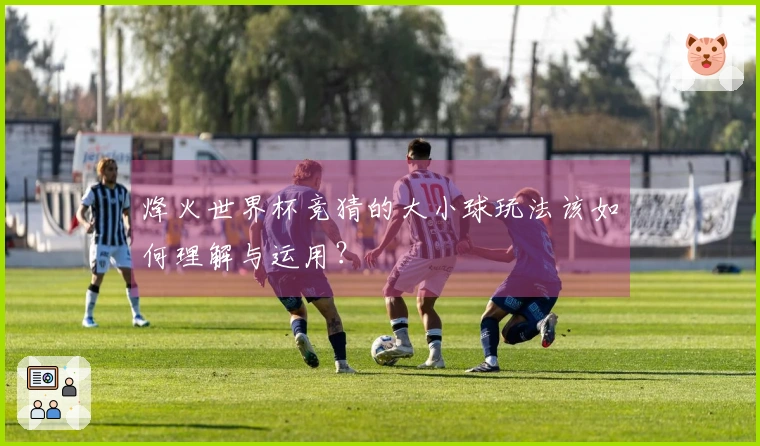 烽火世界杯竞猜的大小球玩法该如何理解与运用？