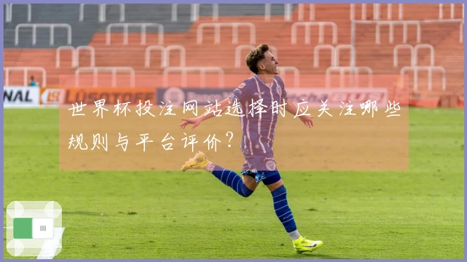 世界杯投注网站选择时应关注哪些规则与平台评价？